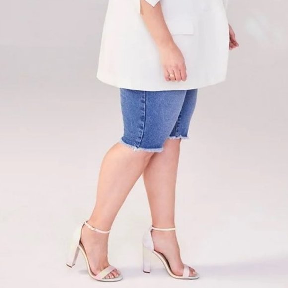 NIB JUSTFAB LORELAI PASTEL TIE DYE BLOCK HEELED SANDAL (8.5 & 9) - Picture 6 of 10